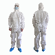  Factory Wholesale Price Antistatic Protective Suits White Disposable Coverall Protection Clothing
