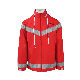 Low MOQ Red Reflective Safety Winter Clothing Men Hi Vis Jacket