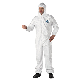  Factory Price En14126 Tyvek 400 Coverall Cat3 Protective Coverall SMS+PE 60g Chemical Reusable Protective Clothing Type 5/6 Washable Coverall