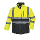  Outdoor High Visibility Reflective Safety Warm Jacket Winter Windproof Work Uniform