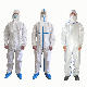  Safety Suit En14126 Disposable Coverall Suit Microporous Waterproof and Breathable Protective Clothing