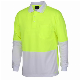  Wholesale Custom All Weather Hi Vis Yellow Grey Polo Safety Shirts High Visibility Long Sleeves Work Wear Manufacturer