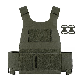 Low Vis Slick Plate Carrier Low Profile Tactical Vest Ranger Green