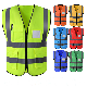 High Visibility Wholesale Reflective Safety Vest for Traffic Work and Security Guard