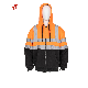 Asiapo China Factory Men′s Outdoor Warm Winter Hooded Fleece Reflective Workwear Safe Protective Jacket manufacturer