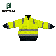  PPE Supplier Yellow Polyester Oxford Reflective Workwear Safety Winter Jacket