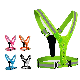  High Visibility LED Reflective Cycling Vest Safety Reflective Elastic Vest Flashing