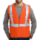  Wholesale Custom Airport Construction Zipped Reflective Safety Vest with Logo