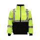  Custom Logo Hi Visibility Construction Workwear Jacket Adult Raincoat Reflective Rain Suit
