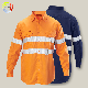  Men′s Custom Work Outside out Door Safety Reflective Long Sleeves Shirts