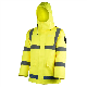  Hi Vis Fleece Construction Waterproof Reflective Softshell Winter Uniform Workwear Men Safety Jacket