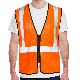  Wholesale Custom Adults Working High Vis Fluorescent Polyester Reflective Straps Safety Vest