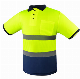 Breathable Fabric Traffic Safety Workwear Reflective Polo Shirt for Men