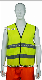  High Visibility Safety Vest with High Luster Reflective Tc Fabrics
