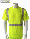 ANSI107 Safety T-Shirt Reflective Shirt with Heat-Applied Tape