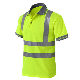  Customized Men′ S Reflective Safety Polo Shirt with Short Sleeve