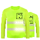  Reflective Safety T-Shirt High Visibility Tees Safe Breathable Work Shirt for Construction