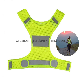  High Visibility Fluorescent Knitted Fabric Reflective Tape Safety Vest Road Traffic Emergency Wearable Warning Reflective Safety Vest