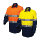  Fashion Cotton Reflective Workwear Breathable Navy Work Shirts with Reflective Tape