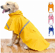  Raincoat for Large Dog with Reflective Strip