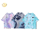  Tie-Dye Reflective Print Heavyweight Short-Sleeved T-Shirt