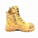  Armor Unisex Heavy Safety Boot Zip Side Styles Safety Shoes Ankle Height
