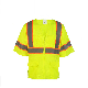  100% Polyester Safety Reflective Short Sleeve Shirt