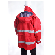 Custom High Quality Reflective Safety Red Raincoat
