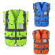  Hi Viz Breathable Polyester Reflective Work Wear Safety Vest for Night Cycling Running