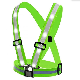  Custom Logo USB Rechargeable LED Reflective Vest Elastic Adjustable Running Traffic Sports Safety Vest with LED Flashing Light