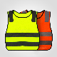  Hi-Viz Reflector Tape Roadway Warning Student Kids Safety Reflective Vest with Logo