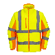  Fleece Men Coat Clothing Uniform High Visibility Hi Vis Reflective Winter Work Reflective Safety Jacket
