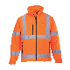  Waterproof Lightweight Softshell Reflective Hi Vis Construction Safety Jacket