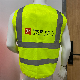  Customized Logo High Visibility Yellow Orange Safety Reflective Vest in Guangzhou