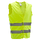  Reflective Zipper Closure Heavy Duty Lime Color Safety Reflective Vest
