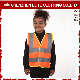 Roadway Warning Orange Kids Reflective Safety Vest Waterproof