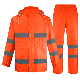  Wholesale Custom Logo Design Cycling Thickened Split Raincoat Outdoor Sanitation Work Suit Reflective Safety Clothing