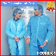 Polypropylene/Nonwoven/PP/SMS/Medical/Surgical/Standard Impervious Protective Visitor Lab Coat Jacket Protective Disposable Lab Coat Dust Coat for Laboratory