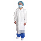 Safety Brand Environment Friendly Disposable Non Woven Lab Coat