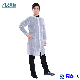 Disposable Nonwoven SMS Lab Coat with Knitted Collar and Cuff