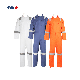 190GSM 100% Cotton High Visibility Safety Long Sleeve Boilersuit Working Coveralls