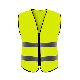  Polyester High Visibility Yellow Warning Reflective Safety Jacket Vest