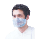 White Polyprolene 21" Disposable Beard Cover