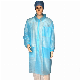 Spp Cheap Non-Woven Lab Coats with Elastic Cuffs