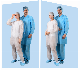  Protective Disposable Polypropylene SMS PP White Medical Nonwoven Lab Coat