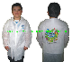  Good Quality Factory Price Long Sleeve Style Kid Doctor White Lab Coat for Children