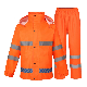  Custom Logo Hi Vis Reflective Multi Pockets Coverall Jumpsuit Security Uniform Mens Workwear Overall Safety Jacket Suit