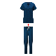  Wholesale Custom Scrubs Suit Hospital Uniforms Medical Nurse Uniform Jogger Type Nurse Scrub Sets