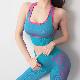 European and American Trendy Camo Yoga Pilates Fitness Apparel for Women, Seamless Gym Leggings and Sport Bra Sets Leopard Running Clothes Activewear manufacturer