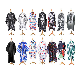  Professional Wholesale Printed Designer Salon Hairdressers Hair Cutting Waterproof Cape Gown Barbers